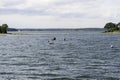 Kayaker Casco Bay Royalty Free Stock Photo