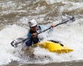 Kayaker competition Royalty Free Stock Photo