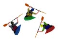 Kayaker Royalty Free Stock Photo