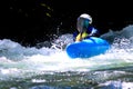 Kayaker Patton\'s Run Nantahala River