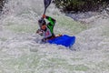 Kayaker In Rough Water #3