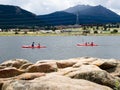 Kayakers on Lake Estes