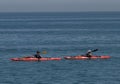 Kayakers on Lake Michigan