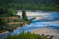 Kayakers on the North Fork of the Flathead River