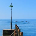 Kayakers on the sea Royalty Free Stock Photo