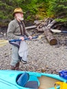 Kayaking Alaska - Pre Tour Instruction Royalty Free Stock Photo