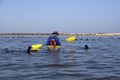 Kayaking around Pelican Point