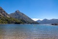 Kayaking at Bahia Lopez in Circuito Chico - Bariloche, Patagonia, Argentina Royalty Free Stock Photo