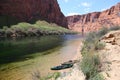 Kayaking the Colorado River Royalty Free Stock Photo