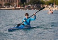 Kayaking competition in Palma de Mallorca athlete detail