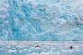 Kayaking at glacier