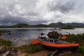 Kayaking holiday in the Scottish Highlands Royalty Free Stock Photo