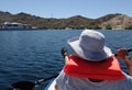 Kayaking on Lake Mohave, Arizona Royalty Free Stock Photo