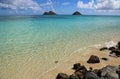 Kayaking in Lanikai Royalty Free Stock Photo