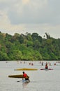 Kayaking at MacRitchie Reservoir Singapore