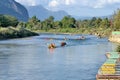 Kayaking at Nam Song River.Vang Vieng.Laos