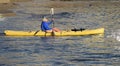 Kayaking off Laguna Beach, California. Royalty Free Stock Photo