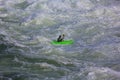 Kayaking on Potomac river, USA Royalty Free Stock Photo