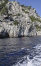 Cassis, 8th september: Canoe Kayaking on the Calanques National Park from the Bay area of Cassis on Cote D`Azur France