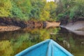 Kayaking in tropical mangrove tunnels