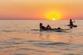 Kayaking. Woman traveling by kayak Royalty Free Stock Photo