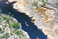 Ardeche canyon, south of France