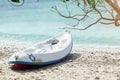 Kayaks on the beach. The beach name Koh Kham at Sattahip