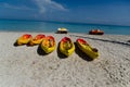 Kayaks, Beach at Varadero, Cuba