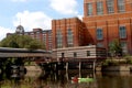 Kayaks on the Grand River