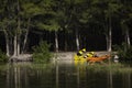 Kayaks in the Great Outdoors Royalty Free Stock Photo