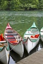 Kayaks on a lake, Germany Royalty Free Stock Photo