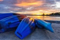 Traverse City Michigan Scenic Beach Sunrise Royalty Free Stock Photo