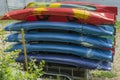 Kayaks on the trailer Royalty Free Stock Photo