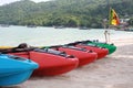 Kayaks Royalty Free Stock Photo