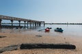 Kayaks in Lighthouse Park in Saint Augustine, Florida Royalty Free Stock Photo