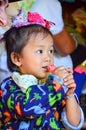 Kayan girl in a long-neck hill village in Thailand