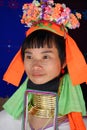 Kayan Woman with Neck Coils Royalty Free Stock Photo