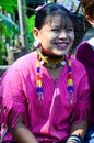 Kayan woman in Thailand hill village Royalty Free Stock Photo