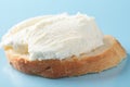 Kaymak on a bread Royalty Free Stock Photo