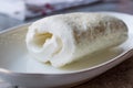 Kaymak / Butter Cream for Turkish Breakfast Royalty Free Stock Photo