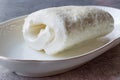 Kaymak / Butter Cream for Turkish Breakfast Royalty Free Stock Photo