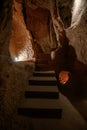 Kaymakli underground cave city in Turkey