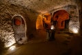 Kaymakli underground cave city in Turkey