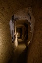 Kaymakli underground cave city in Turkey
