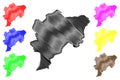 Kayseri map vector