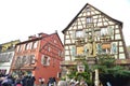 Kaysersberg in Alsace, one of the most beautiful villages of France. Royalty Free Stock Photo