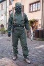KAYSERSBERG - France - 29 April 2017 - man with chemical costume