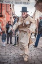 KAYSERSBERG - France - 29 April 2017 - man with medieval costume