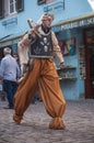 KAYSERSBERG - France - 29 April 2017 - man with medieval costume