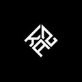 KAZ letter logo design on black background. KAZ creative initials letter logo concept. KAZ letter design Royalty Free Stock Photo